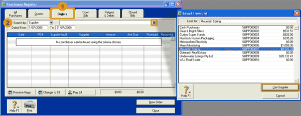 Converting a purchase order to a purchase invoice - image 01