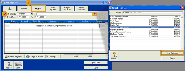 Converting sales order to a sales invoice - image 01
