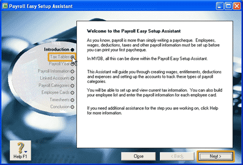 Image of Payroll Easy Setup Assistant