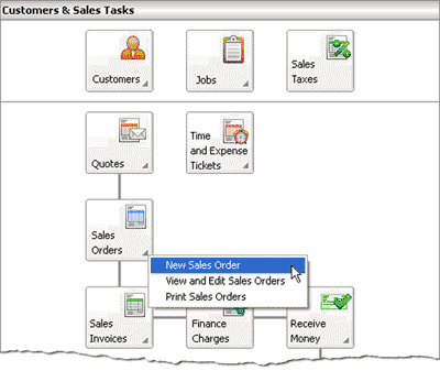 Select sales order