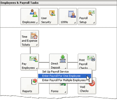 Select enter payroll