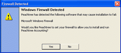 Firewall detected
