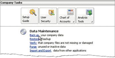 peachtree accounting backup