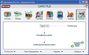 Card File Command Centre