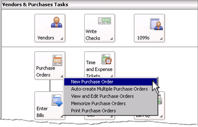 Select New Purchase Order
